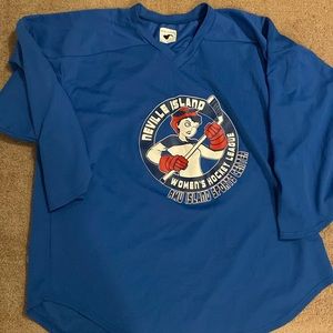 Men’s medium blue hockey jersey